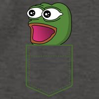 Poggers Pepe Meme Gaming Live Stream Poacket Vector Backpack
