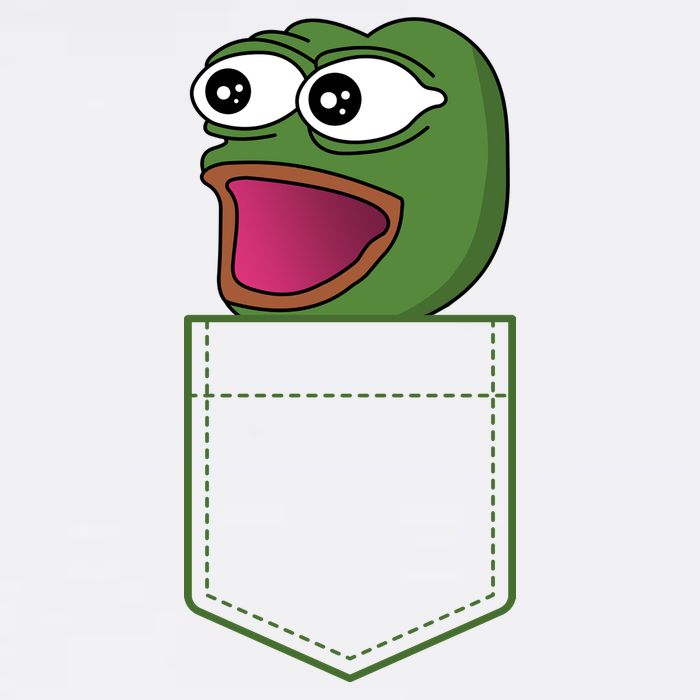 Poggers Pepe Meme Gaming Live Stream Poacket Garment-Dyed Sweatshirt