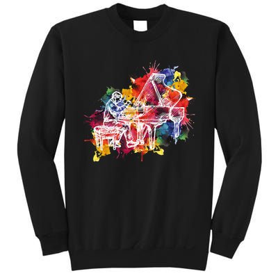 Piano Pianist Musician Gift Instrument Sweatshirt