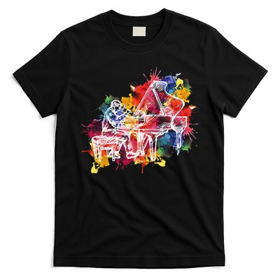 Piano Pianist Musician Gift Instrument T-Shirt