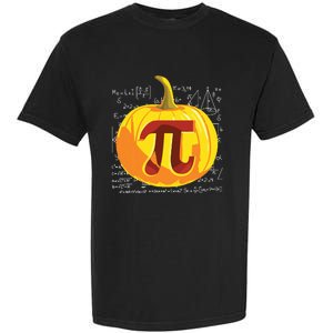 Pumpkin Pie Math Shirts Funny Halloween Thanksgiving Pi Day Garment-Dyed Heavyweight T-Shirt