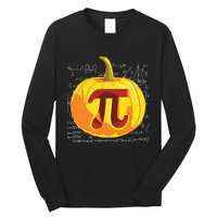 Pumpkin Pie Math Shirts Funny Halloween Thanksgiving Pi Day Long Sleeve Shirt