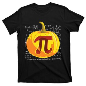 Pumpkin Pie Math Shirts Funny Halloween Thanksgiving Pi Day T-Shirt