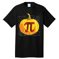 Pumpkin Pie Math Shirts Funny Halloween Thanksgiving Pi Day Tall T-Shirt