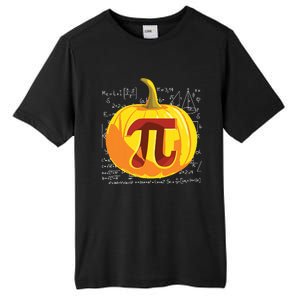 Pumpkin Pie Math Shirts Funny Halloween Thanksgiving Pi Day Tall Fusion ChromaSoft Performance T-Shirt