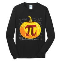 Pumpkin Pie Math Shirts Funny Halloween Thanksgiving Pi Day Tall Long Sleeve T-Shirt