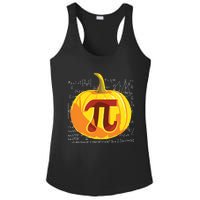 Pumpkin Pie Math Shirts Funny Halloween Thanksgiving Pi Day Ladies PosiCharge Competitor Racerback Tank