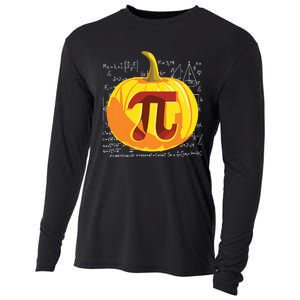 Pumpkin Pie Math Shirts Funny Halloween Thanksgiving Pi Day Cooling Performance Long Sleeve Crew