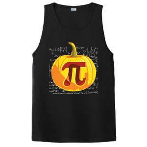 Pumpkin Pie Math Shirts Funny Halloween Thanksgiving Pi Day PosiCharge Competitor Tank