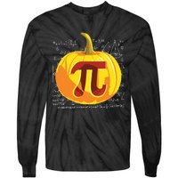 Pumpkin Pie Math Shirts Funny Halloween Thanksgiving Pi Day Tie-Dye Long Sleeve Shirt