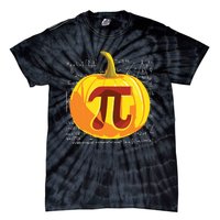 Pumpkin Pie Math Shirts Funny Halloween Thanksgiving Pi Day Tie-Dye T-Shirt