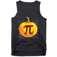 Pumpkin Pie Math Shirts Funny Halloween Thanksgiving Pi Day Tank Top