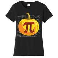 Pumpkin Pie Math Shirts Funny Halloween Thanksgiving Pi Day Women's T-Shirt