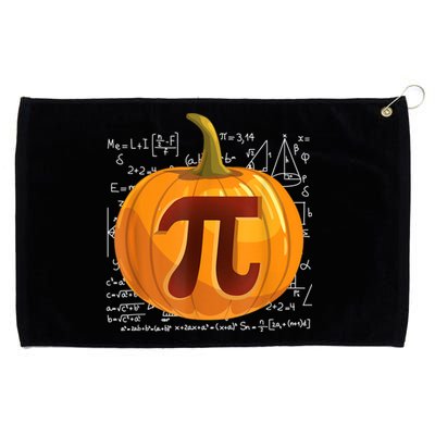 Pumpkin Pie Math Shirt Funny Halloween Thanksgiving Pi Day Grommeted Golf Towel