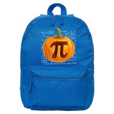 Pumpkin Pie Math Shirt Funny Halloween Thanksgiving Pi Day 16 in Basic Backpack