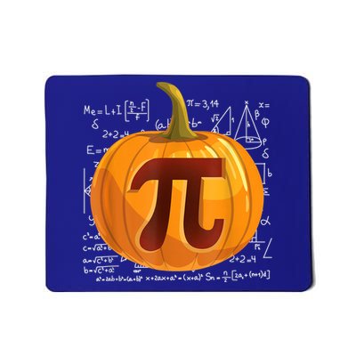 Pumpkin Pie Math Shirt Funny Halloween Thanksgiving Pi Day Mousepad