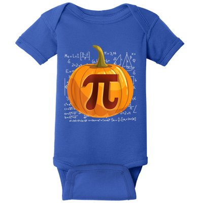 Pumpkin Pie Math Shirt Funny Halloween Thanksgiving Pi Day Baby Bodysuit