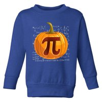 Pumpkin Pie Math Shirt Funny Halloween Thanksgiving Pi Day Toddler Sweatshirt