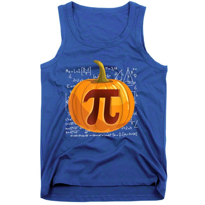 Pumpkin Pie Math Shirt Funny Halloween Thanksgiving Pi Day Tank Top