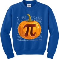 Pumpkin Pie Math Shirt Funny Halloween Thanksgiving Pi Day Kids Sweatshirt