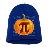 Pumpkin Pie Math Shirt Funny Halloween Thanksgiving Pi Day Short Acrylic Beanie