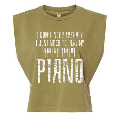 Piano Pianist Music Instrument Teacher Gift Garment-Dyed Women's Muscle Tee