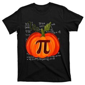 Pumpkin Pie Math Funny Halloween Thanksgiving Pi Day T-Shirt