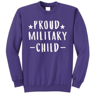 Purple Proud Military Child Military Children Month Sweatshirt