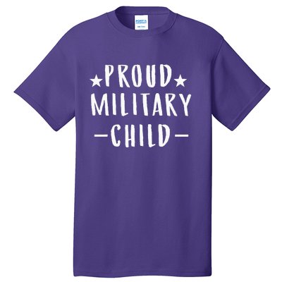 Purple Proud Military Child Military Children Month Tall T-Shirt