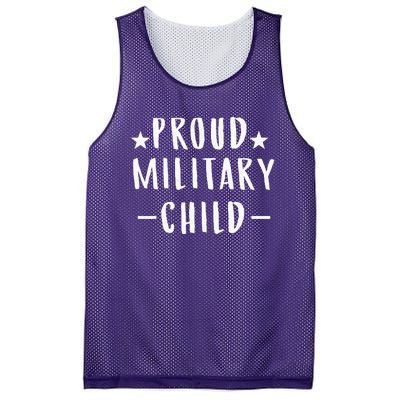 Purple Proud Military Child Military Children Month Mesh Reversible Basketball Jersey Tank