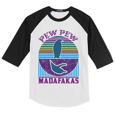 Pew Pew Madafakas Kids Colorblock Raglan Jersey