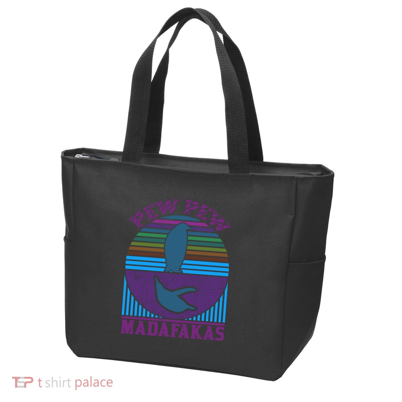 Pew Pew Madafakas Zip Tote Bag