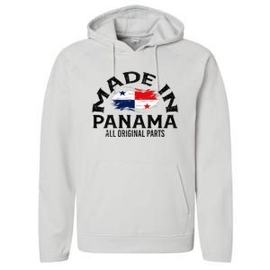 Panama Panamanian Made Flag Performance Fleece Hoodie