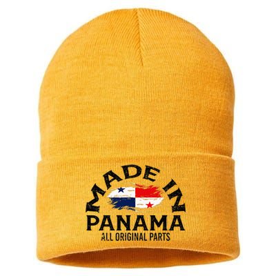 Panama Panamanian Made Flag Sustainable Knit Beanie