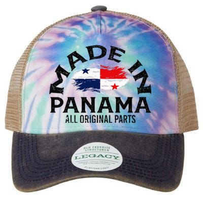 Panama Panamanian Made Flag Legacy Tie Dye Trucker Hat