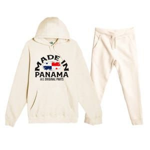 Panama Panamanian Made Flag Premium Hooded Sweatsuit Set