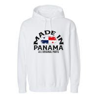 Panama Panamanian Made Flag Garment-Dyed Fleece Hoodie