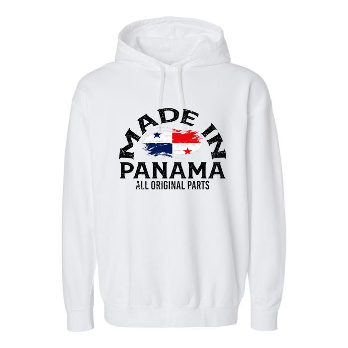 Panama Panamanian Made Flag Garment-Dyed Fleece Hoodie