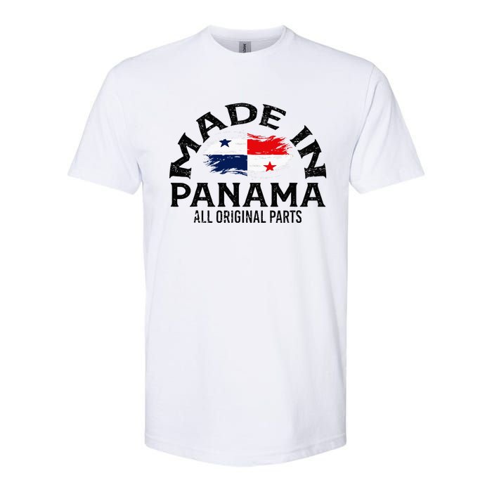 Panama Panamanian Made Flag Softstyle CVC T-Shirt