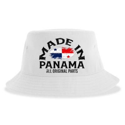 Panama Panamanian Made Flag Sustainable Bucket Hat