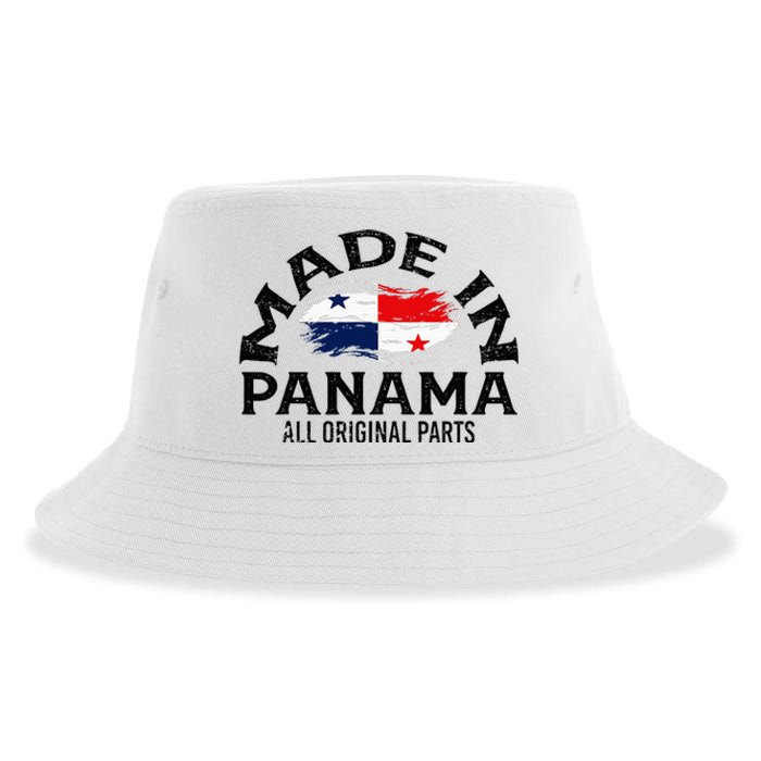 Panama Panamanian Made Flag Sustainable Bucket Hat