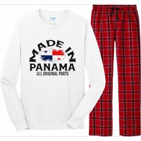 Panama Panamanian Made Flag Long Sleeve Pajama Set