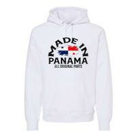 Panama Panamanian Made Flag Premium Hoodie