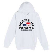 Panama Panamanian Made Flag Premium Pullover Hoodie