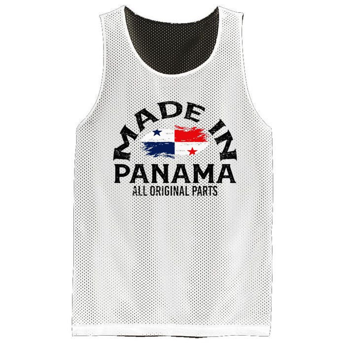 Panama Panamanian Made Flag Mesh Reversible Basketball Jersey Tank