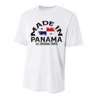 Panama Panamanian Made Flag Performance Sprint T-Shirt