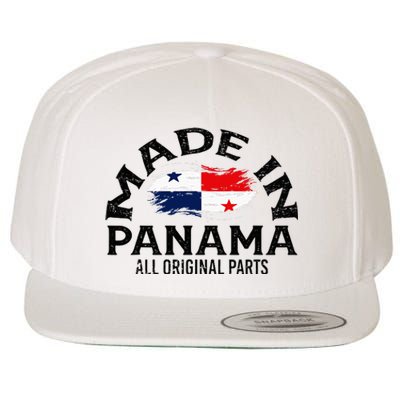 Panama Panamanian Made Flag Wool Snapback Cap