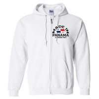 Panama Panamanian Made Flag Full Zip Hoodie