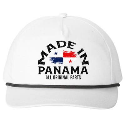 Panama Panamanian Made Flag Snapback Five-Panel Rope Hat