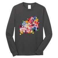 Piano Pianist Musician Gift Instrument Long Sleeve Shirt